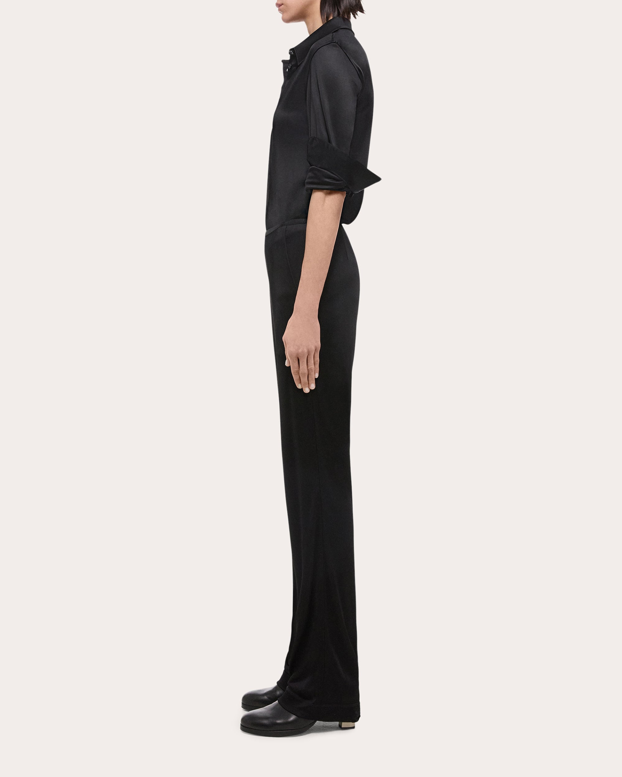 Straight-Leg Jersey Pants