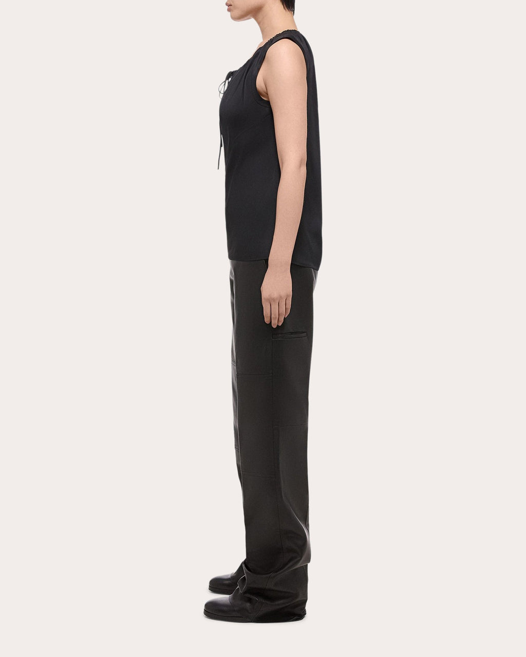 Drawstring Sleeveless Top
