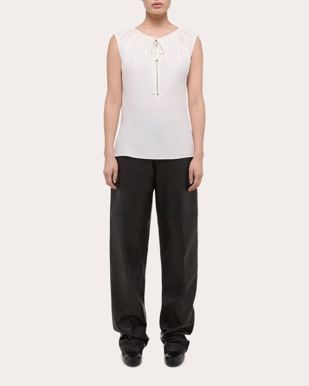 Drawstring Sleeveless Top