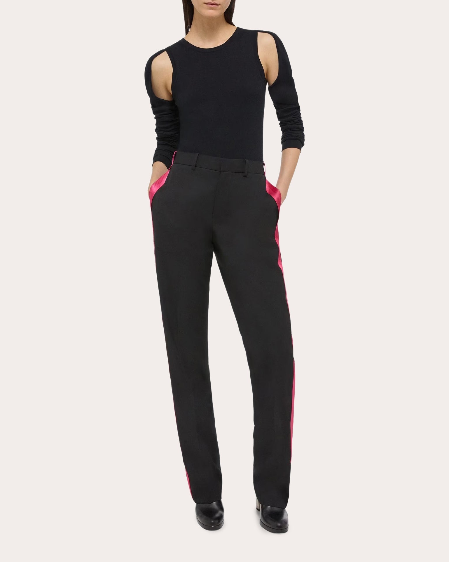 Cutout Cotton Sweater