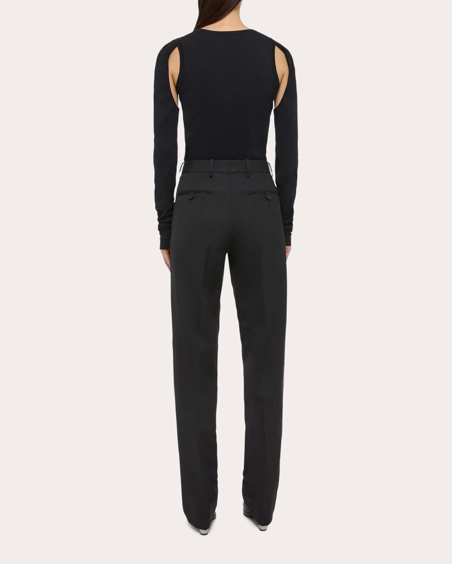 Cutout Cotton Sweater