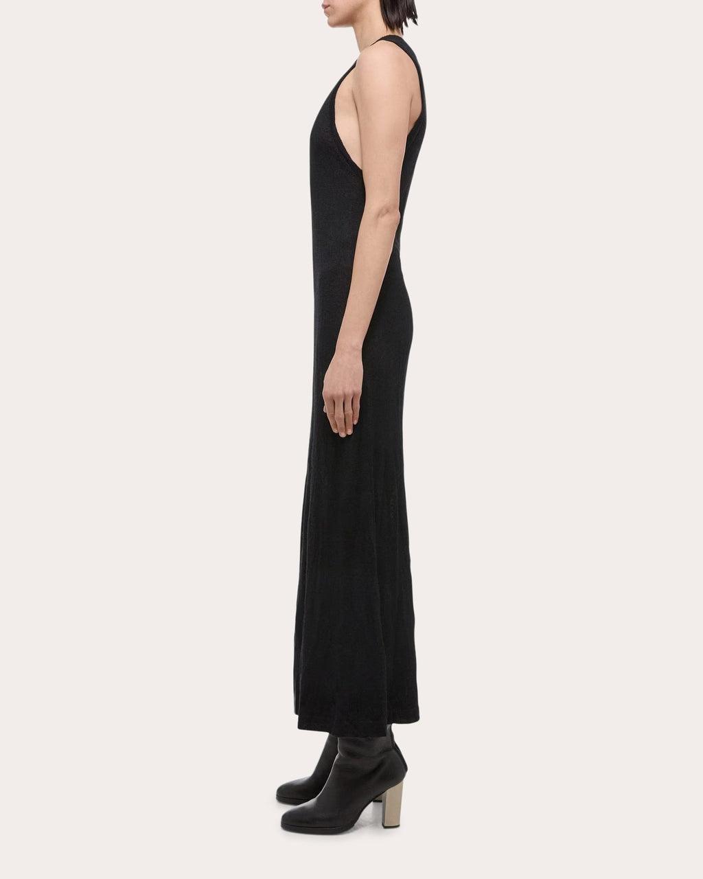 Sleeveless Crushed Knit Maxi Dress