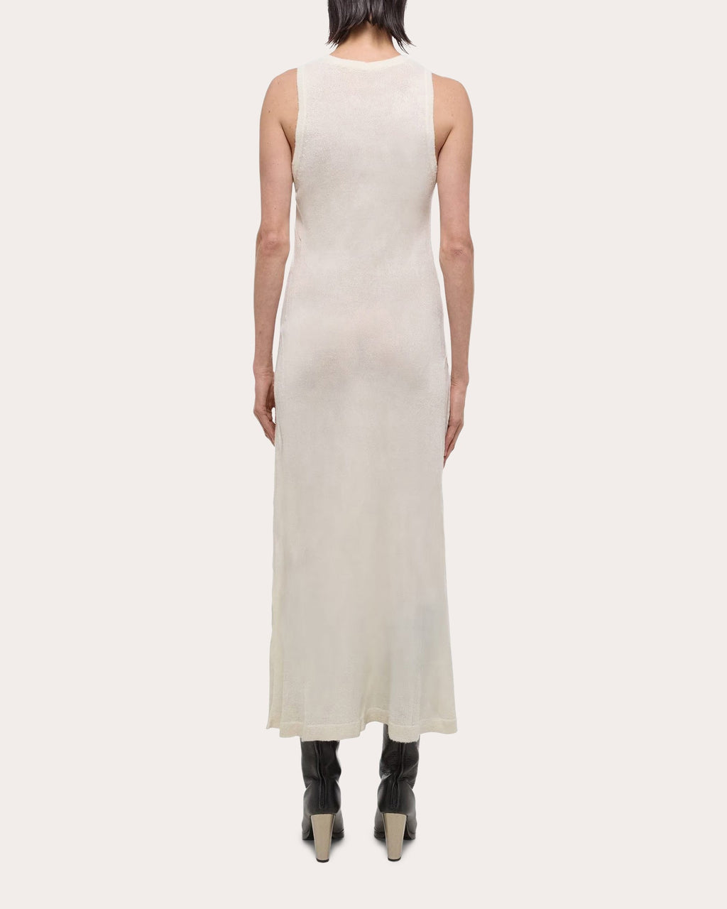 Sleeveless Crushed Knit Maxi Dress