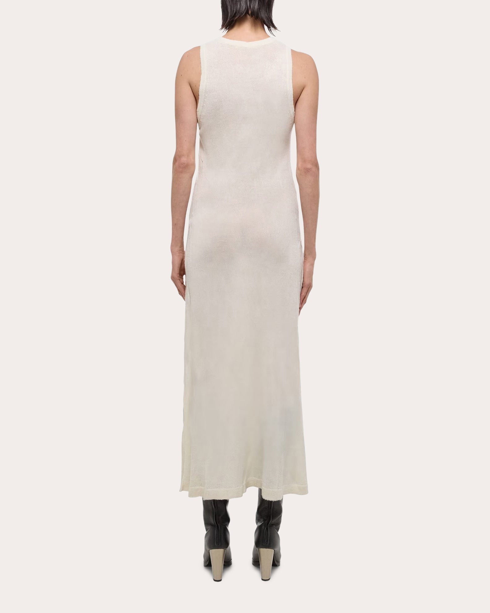 Sleeveless Crushed Knit Maxi Dress