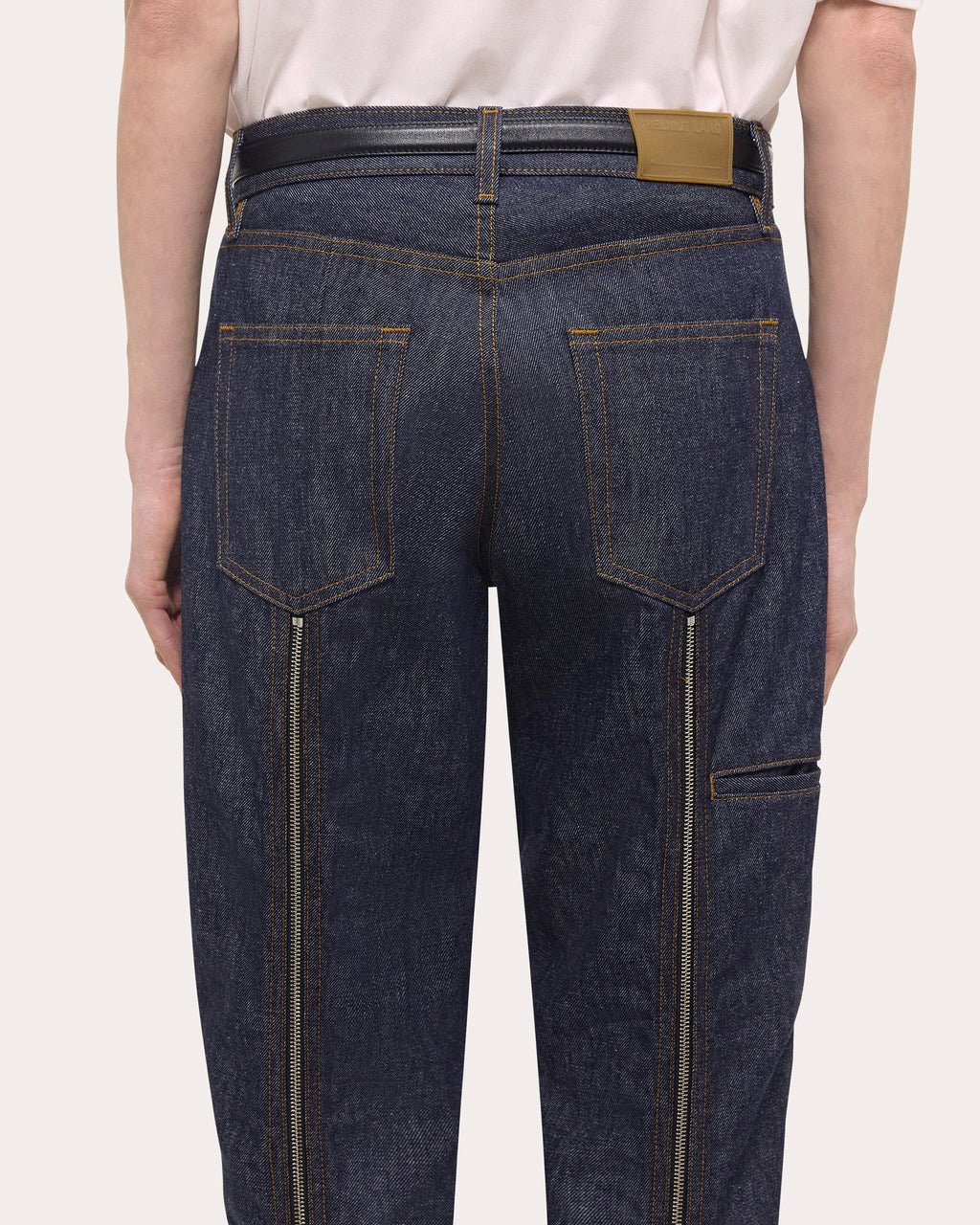 Zipper-Detail Carpenter Jeans