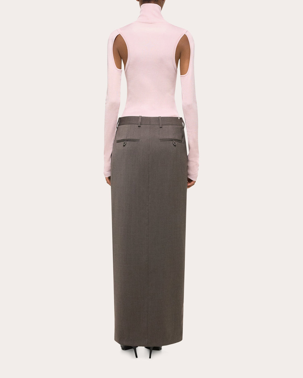 Zip Maxi Skirt