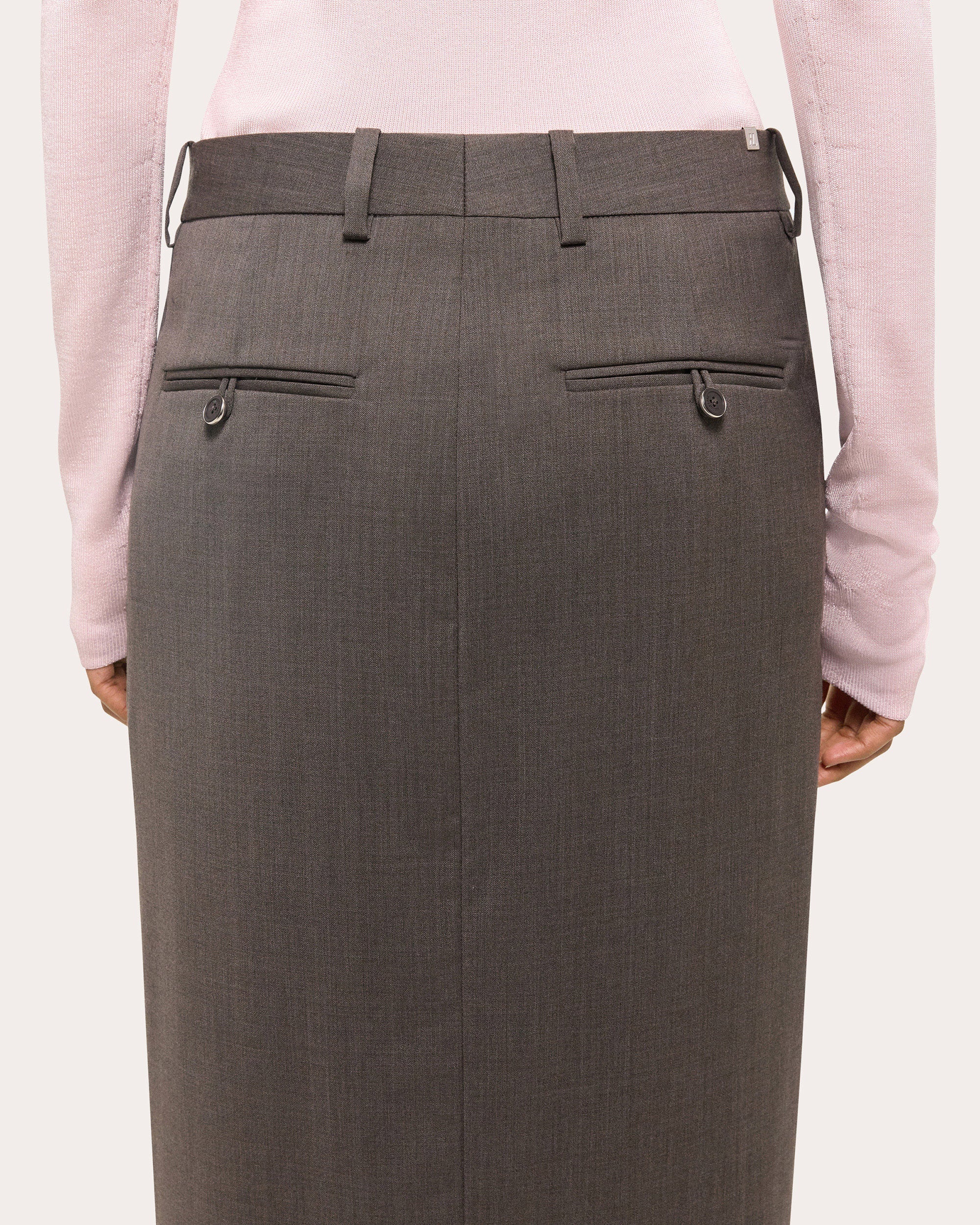 Zip Maxi Skirt