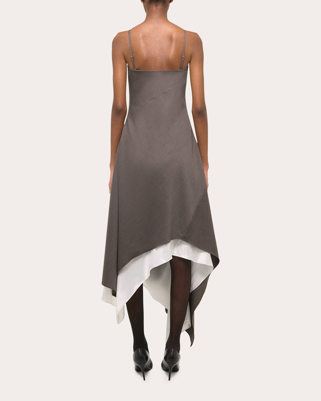 Scarf-Hem Dress