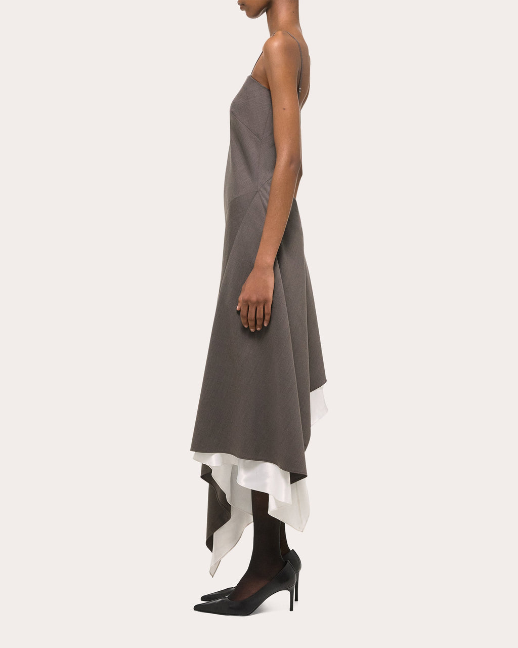 Scarf-Hem Dress