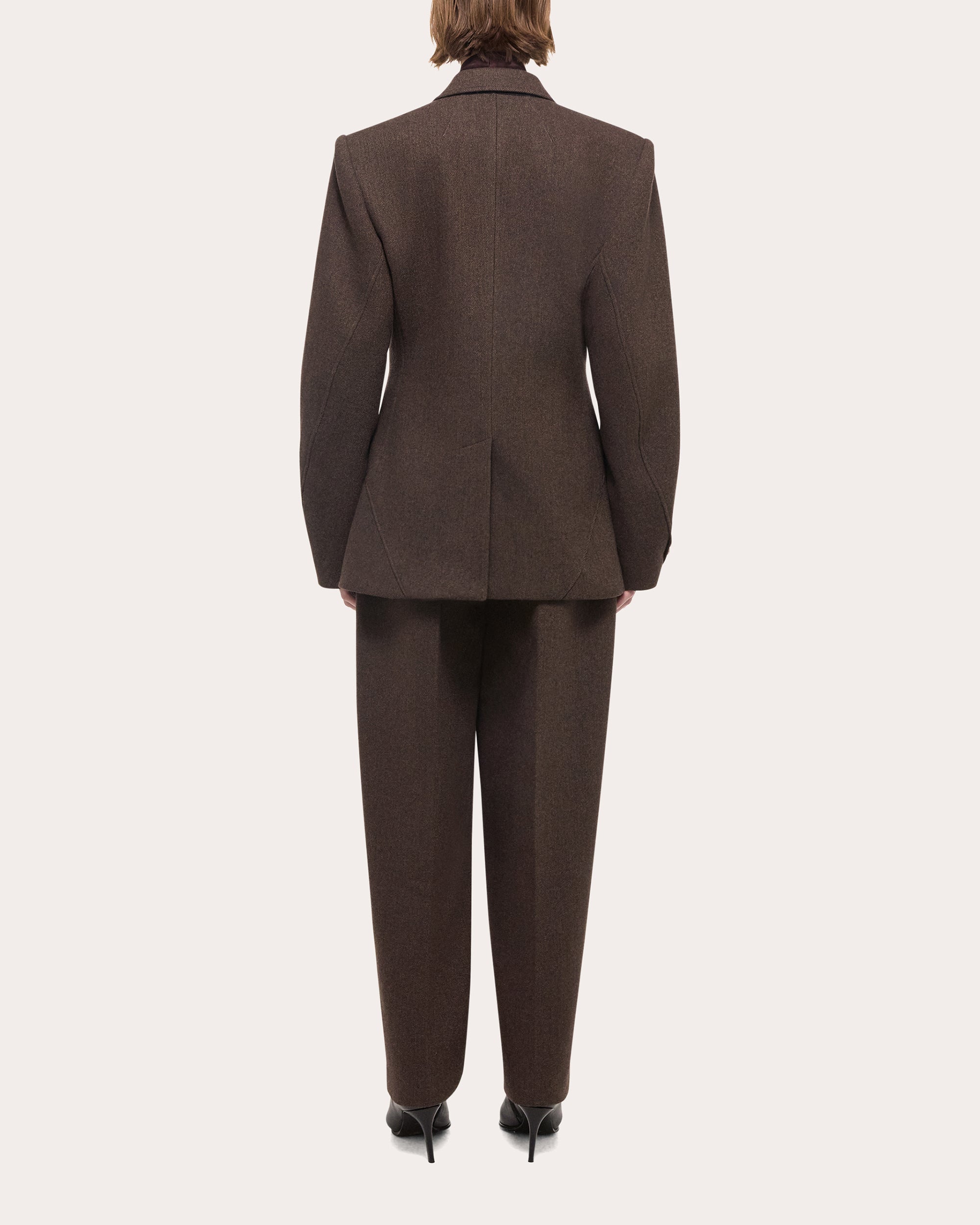 Apex Sculpted Wool-Twill Blazer