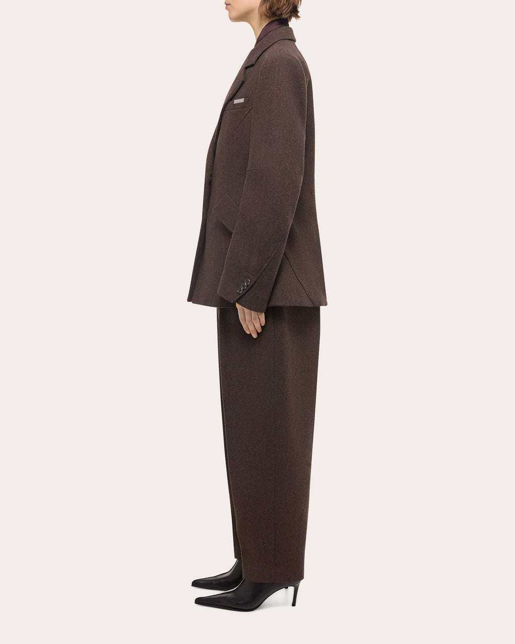 Apex Sculpted Wool-Twill Blazer