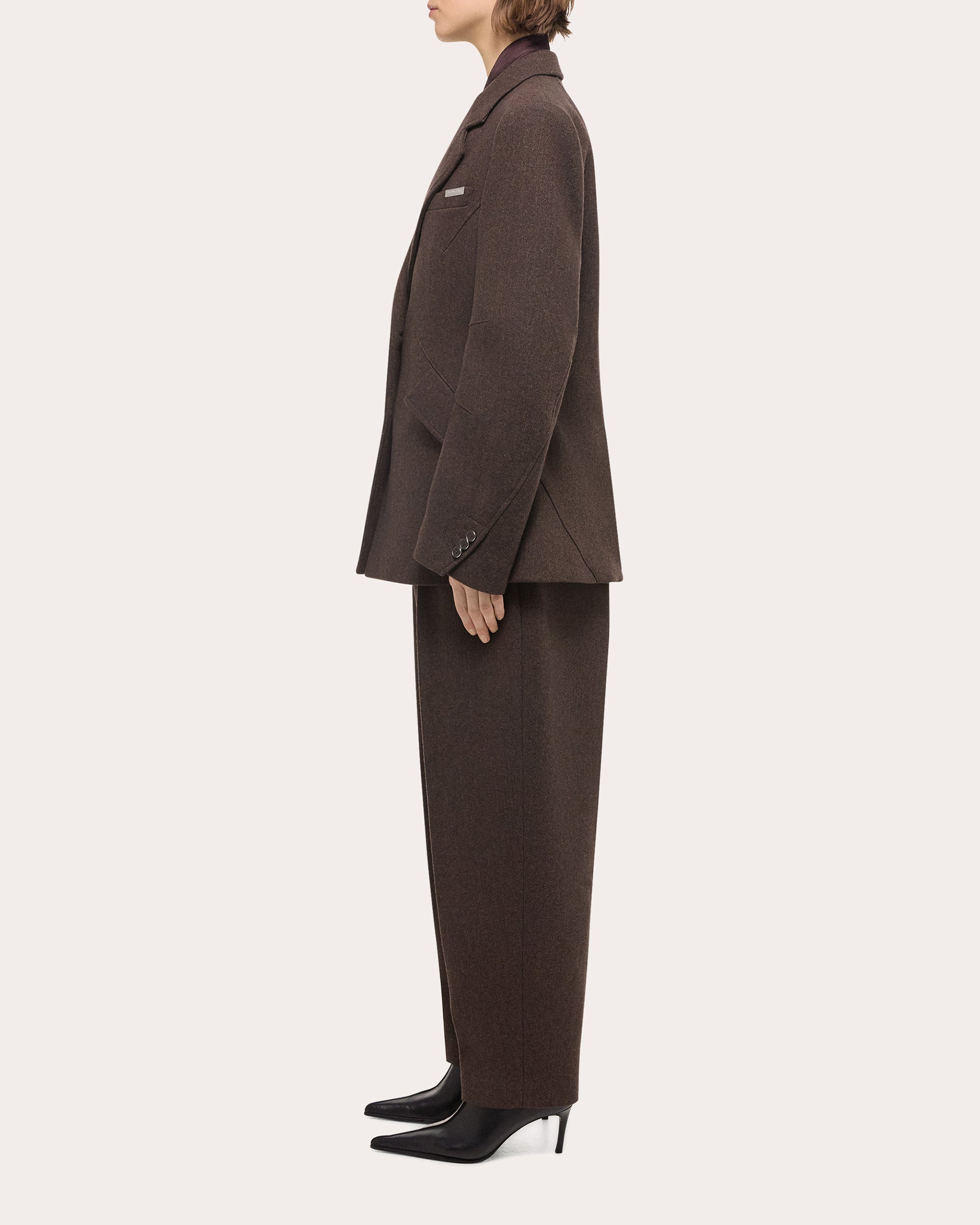 Apex Sculpted Wool-Twill Blazer