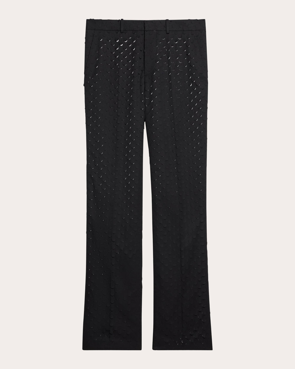 Laser-Cut Hole Punched Pants