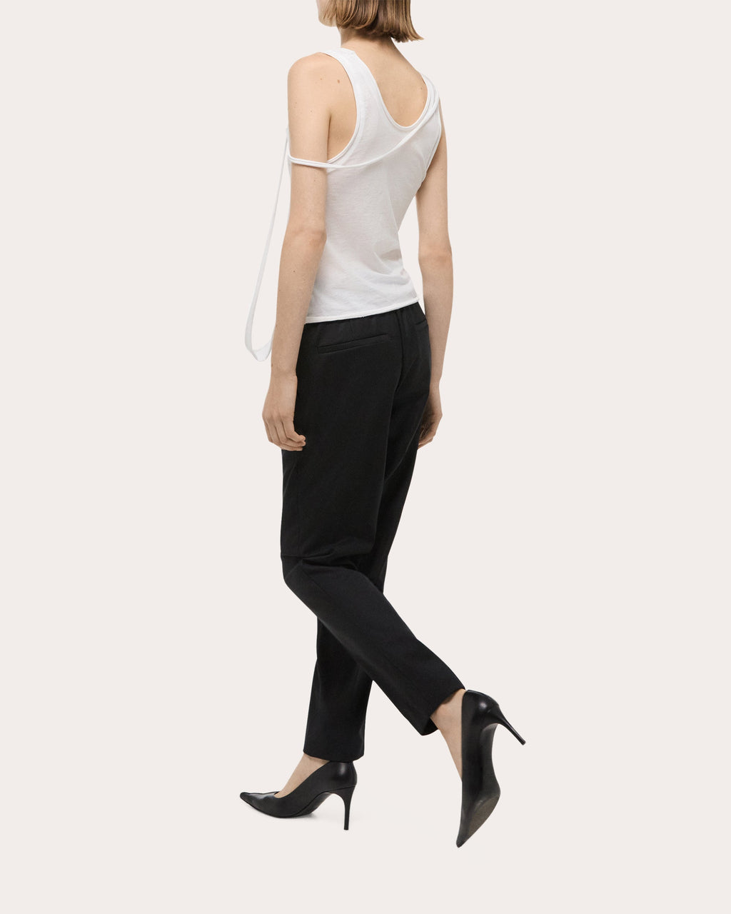 Tapered Wool-Twill Pants