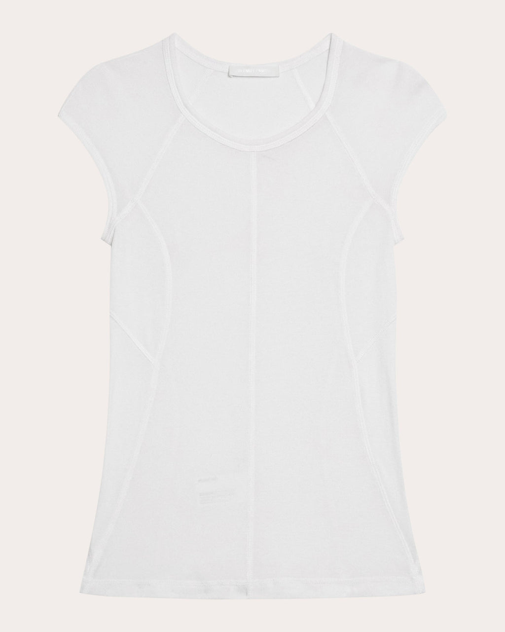 Paneled Ribbed Modal and Cotton-Blend Top