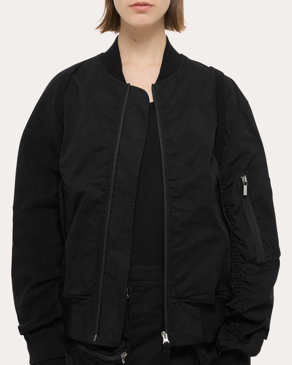 MA1 Embroidered Cotton-Twill Bomber Jacket
