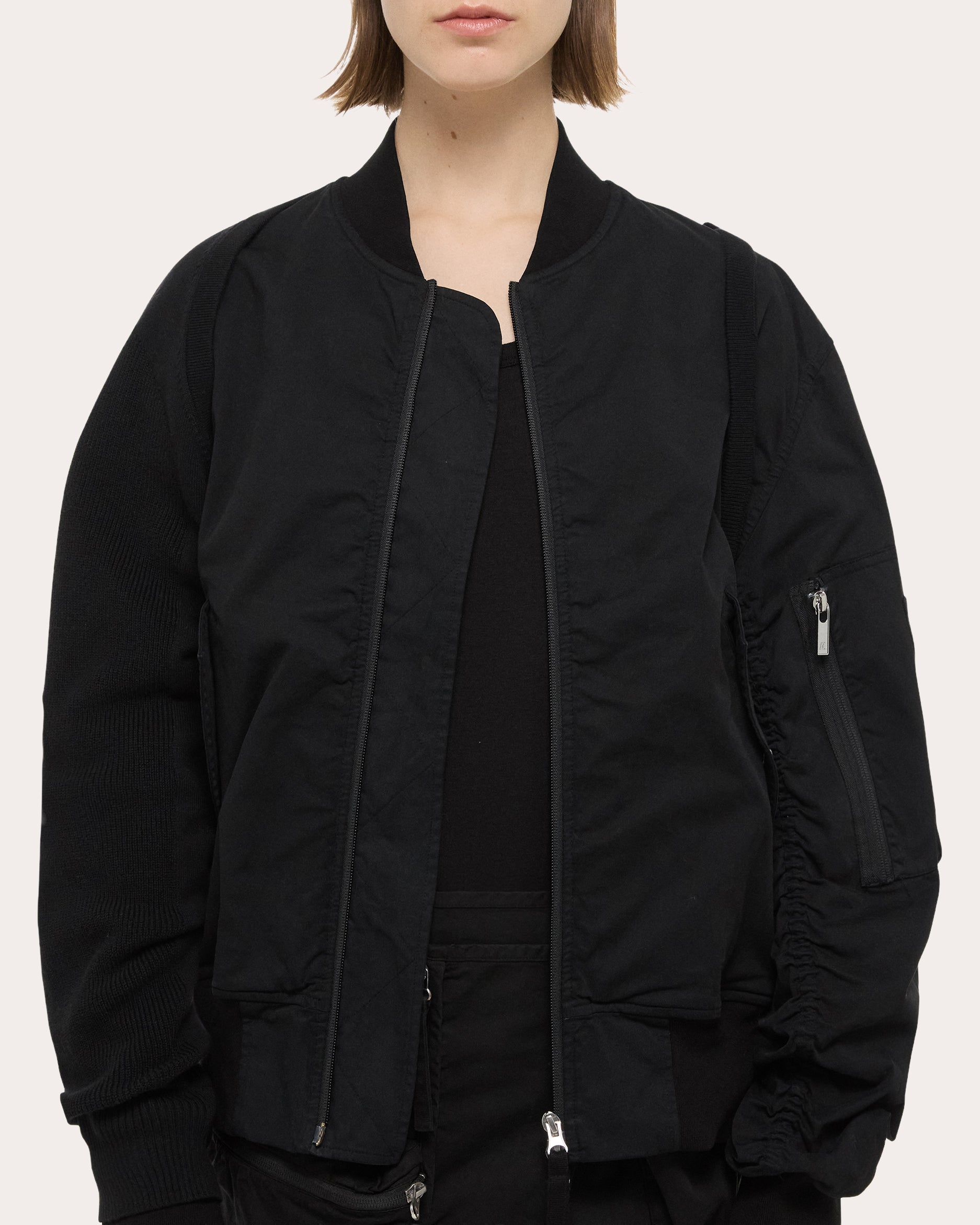 MA1 Embroidered Cotton-Twill Bomber Jacket