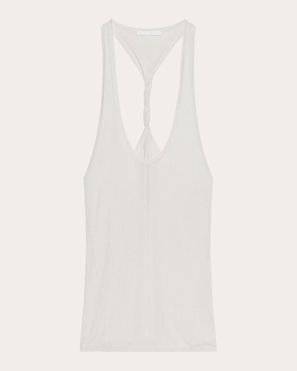 Rib Knit Twisted Racerback Tank Top