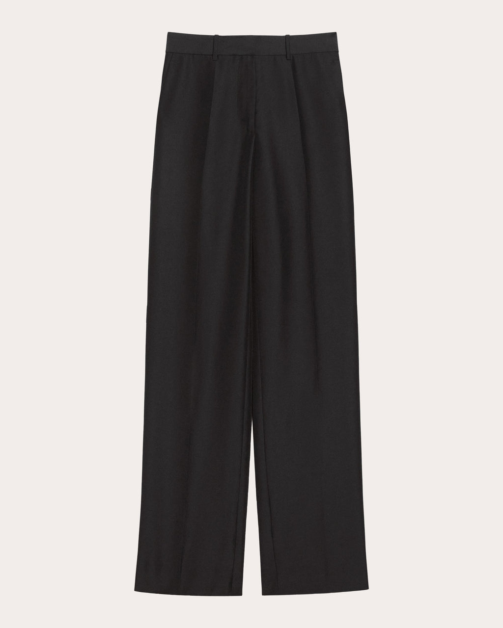 Sheer Organza Straight-Leg Car Trousers