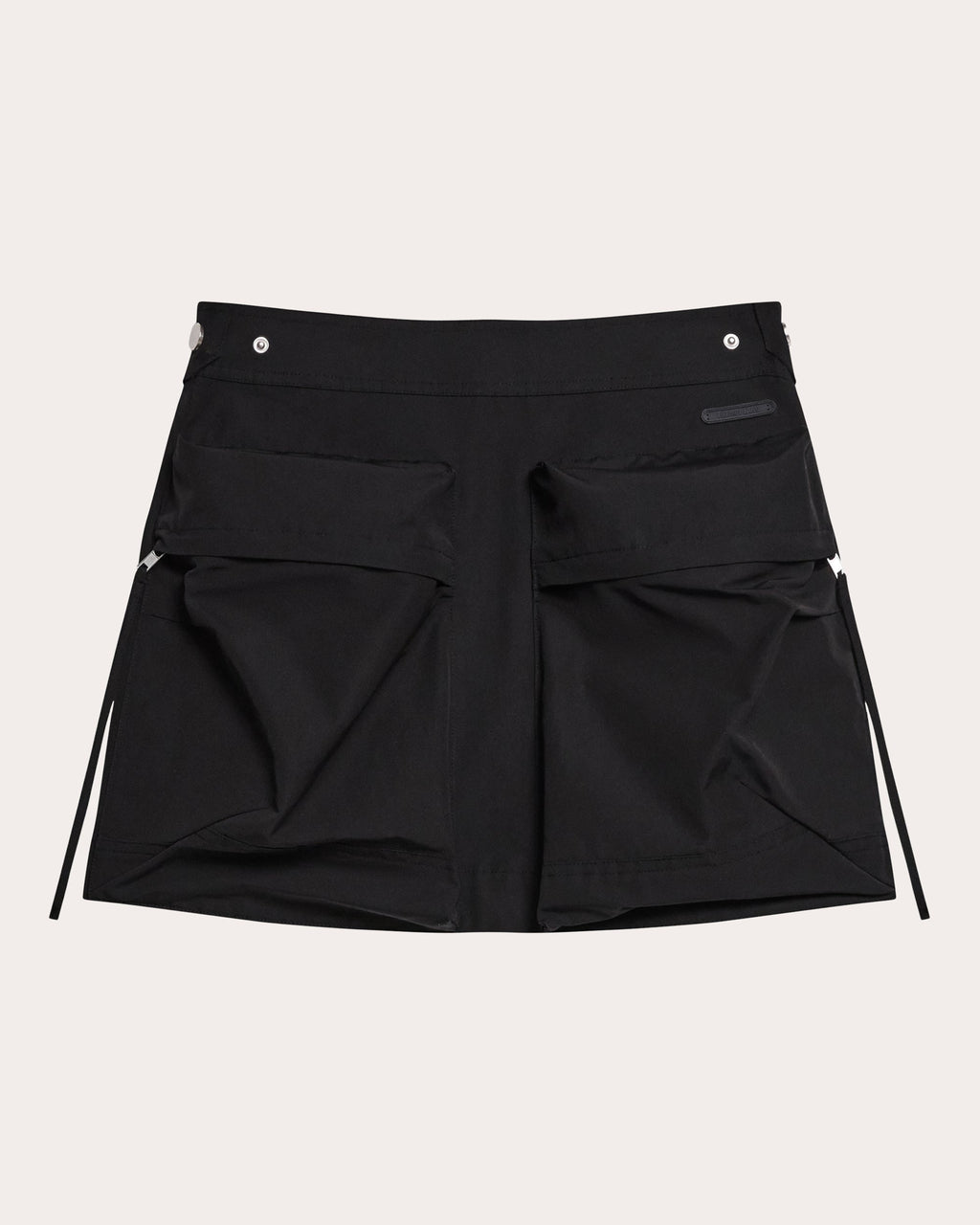 Tech Cotton Cargo Utility Mini Skirt