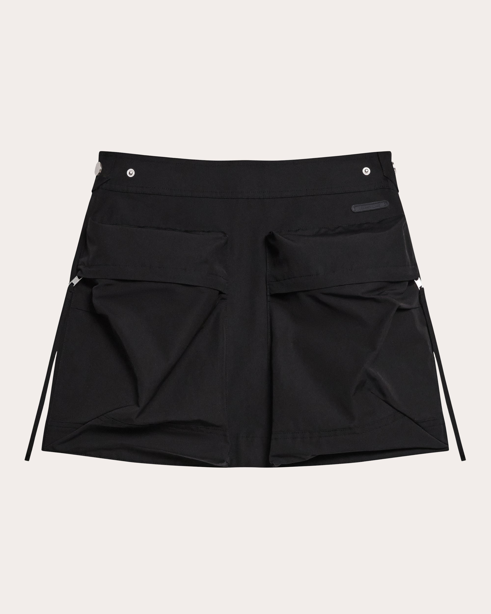 Tech Cotton Cargo Utility Mini Skirt