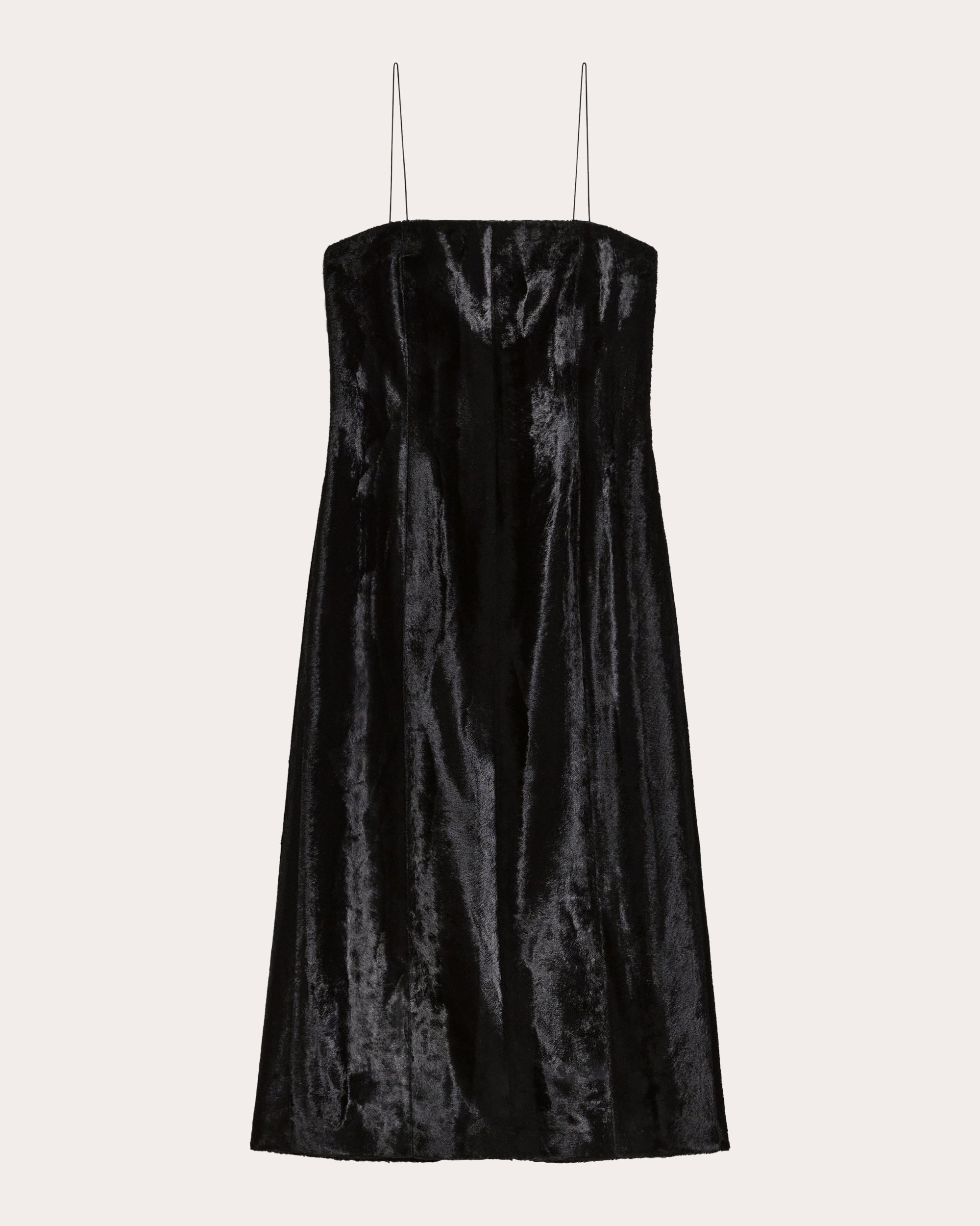 Faux Pony Hide Midi Dress