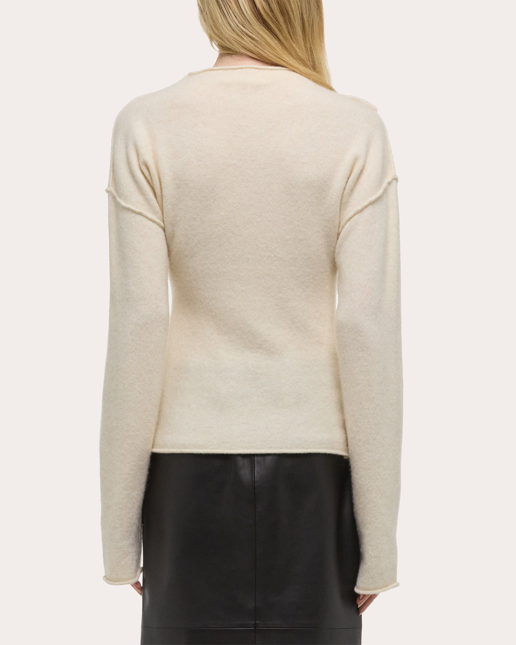 Plush Wool Cashmere Twisted Sweater