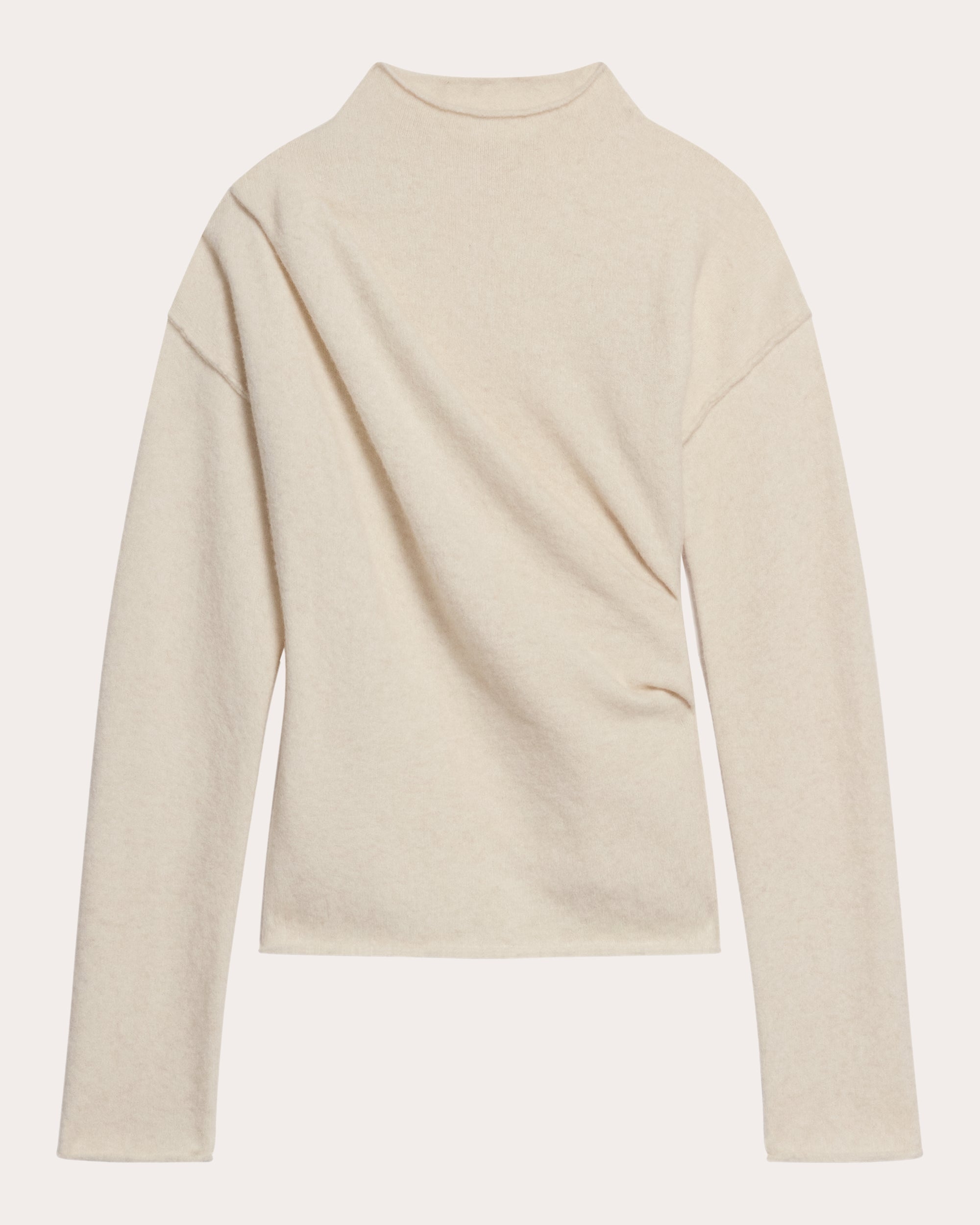 Plush Wool Cashmere Twisted Sweater