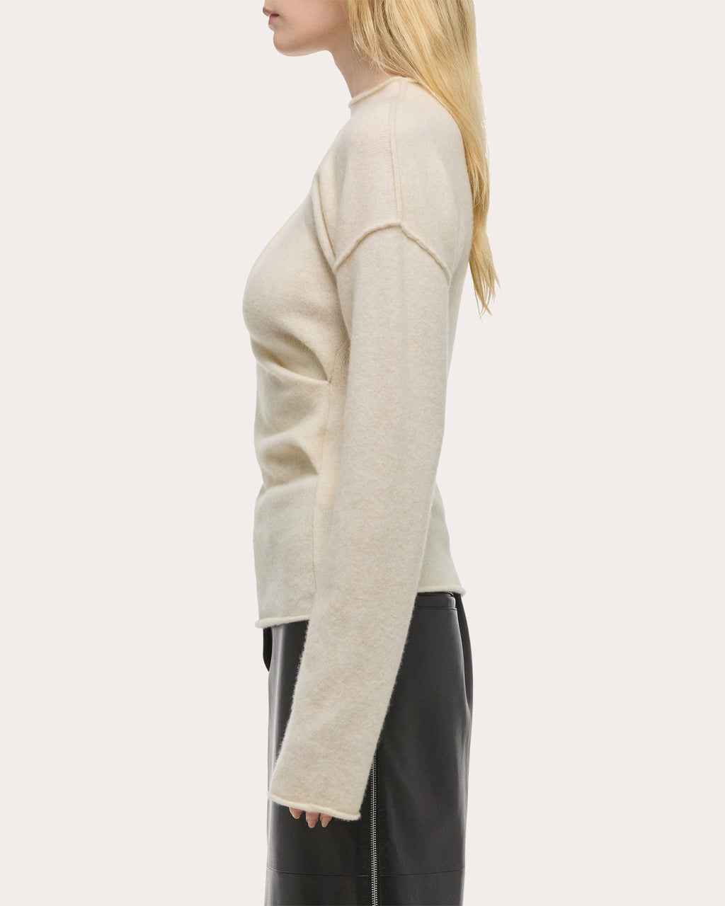 Plush Wool Cashmere Twisted Sweater