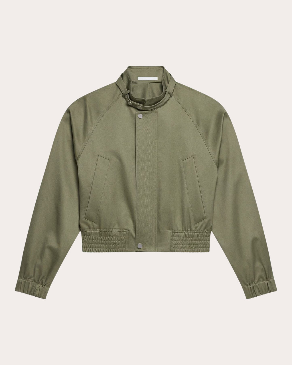 Cotton Chino Twill Bomber Jacket