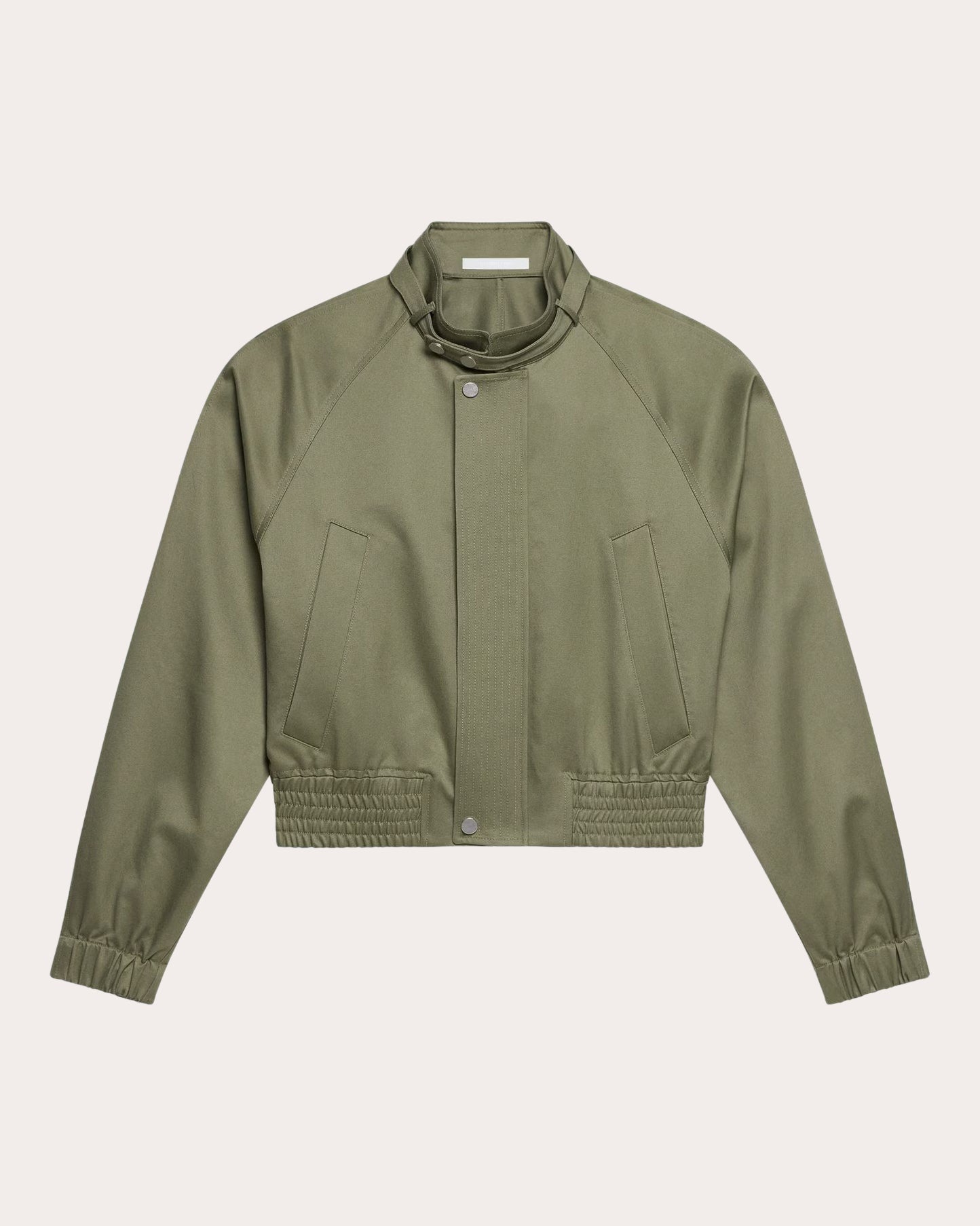 Cotton Chino Twill Bomber Jacket