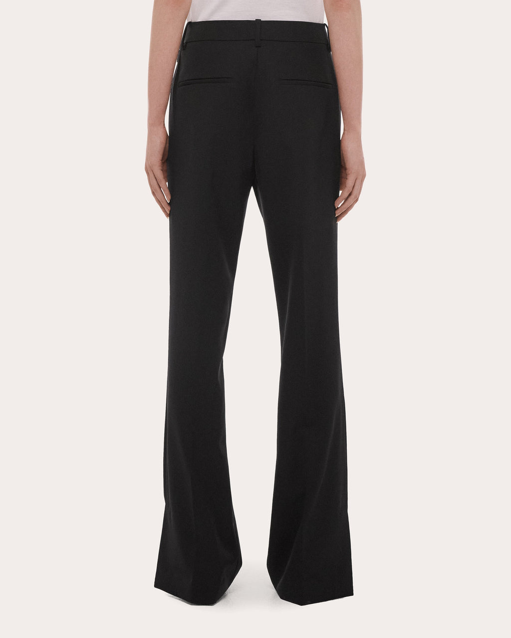 Wool Gabardine Vented Wardrobe Trousers