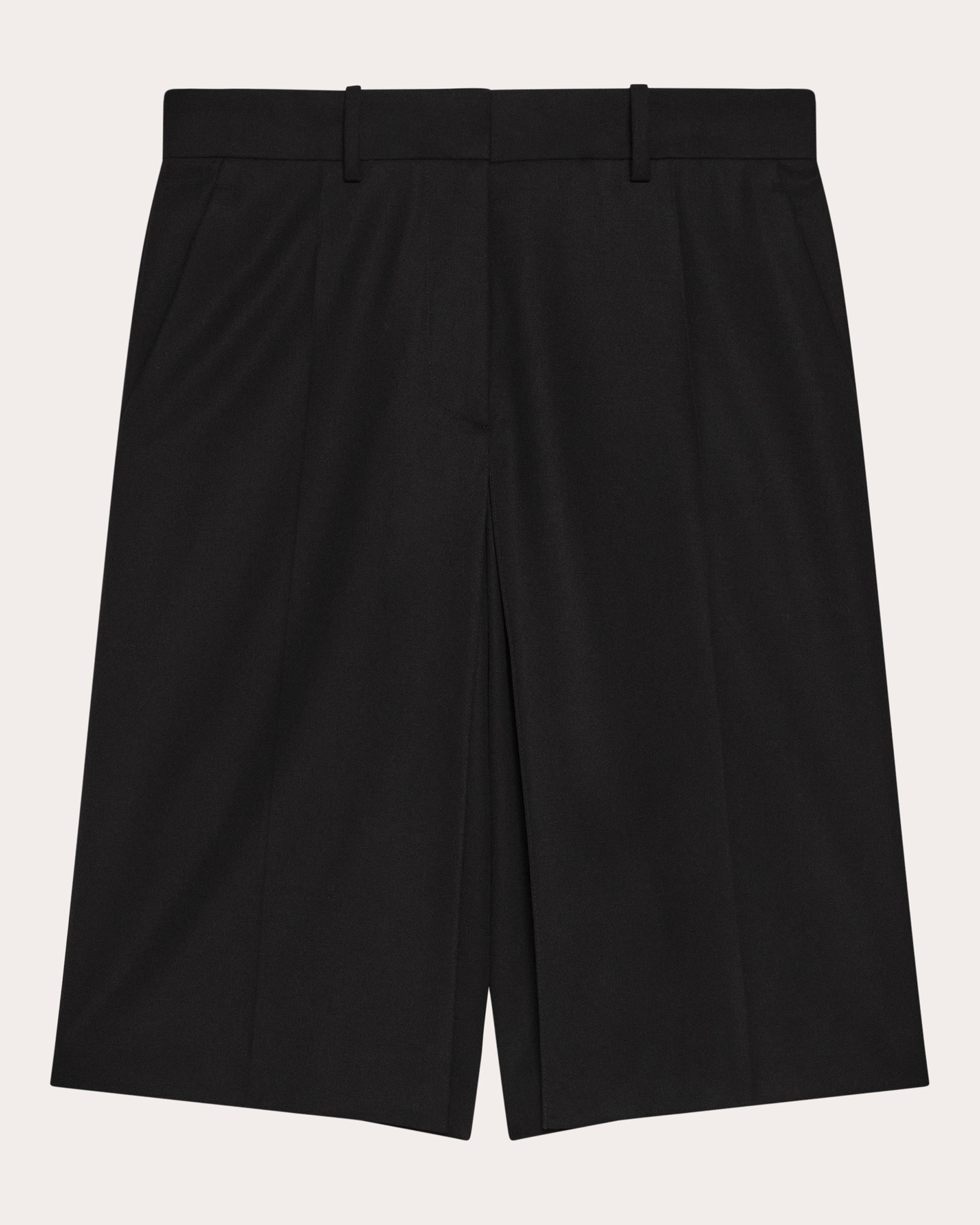 Wool Gabardine Wardrobe Midi Skirt