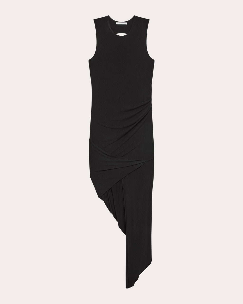 Jersey Twisted Drape Sleeveless Dress