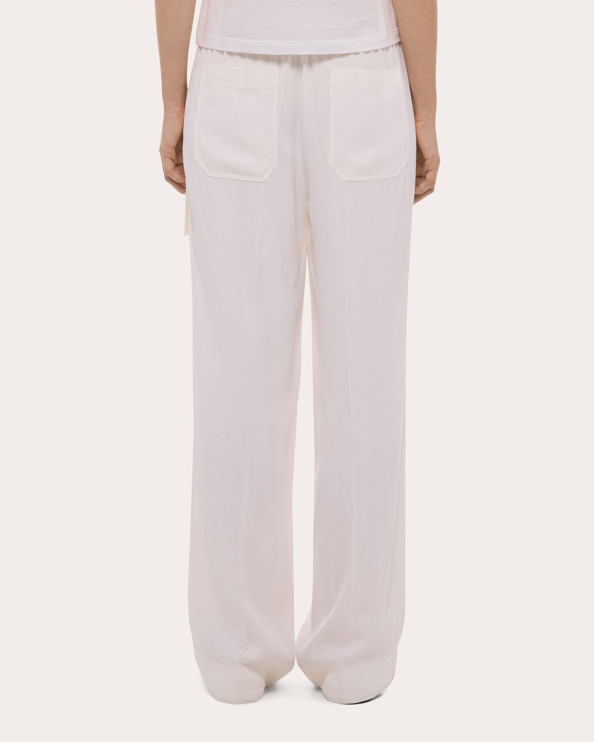 Lightweight Twill Drawstring Cargo Pants