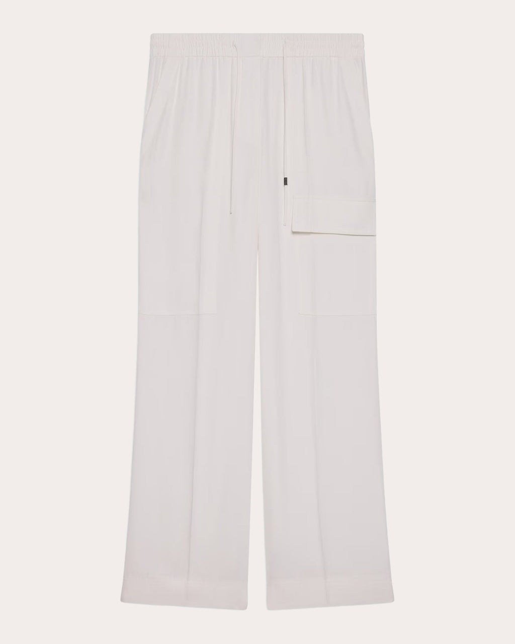 Lightweight Twill Drawstring Cargo Pants
