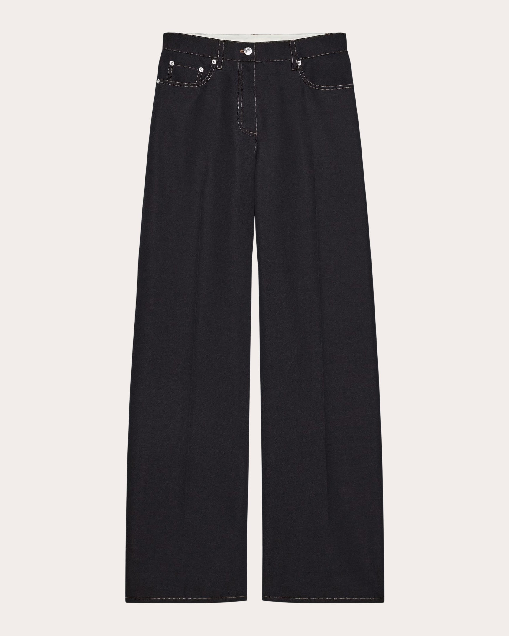Relaxed Bootcut Trousers
