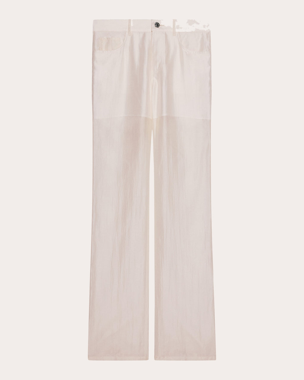 Sheer Voile Bootcut Trousers