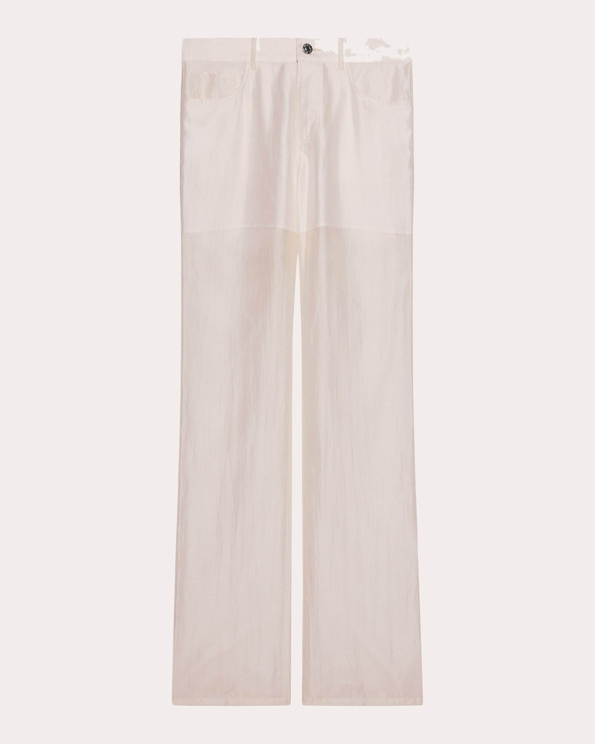 Sheer Voile Bootcut Trousers