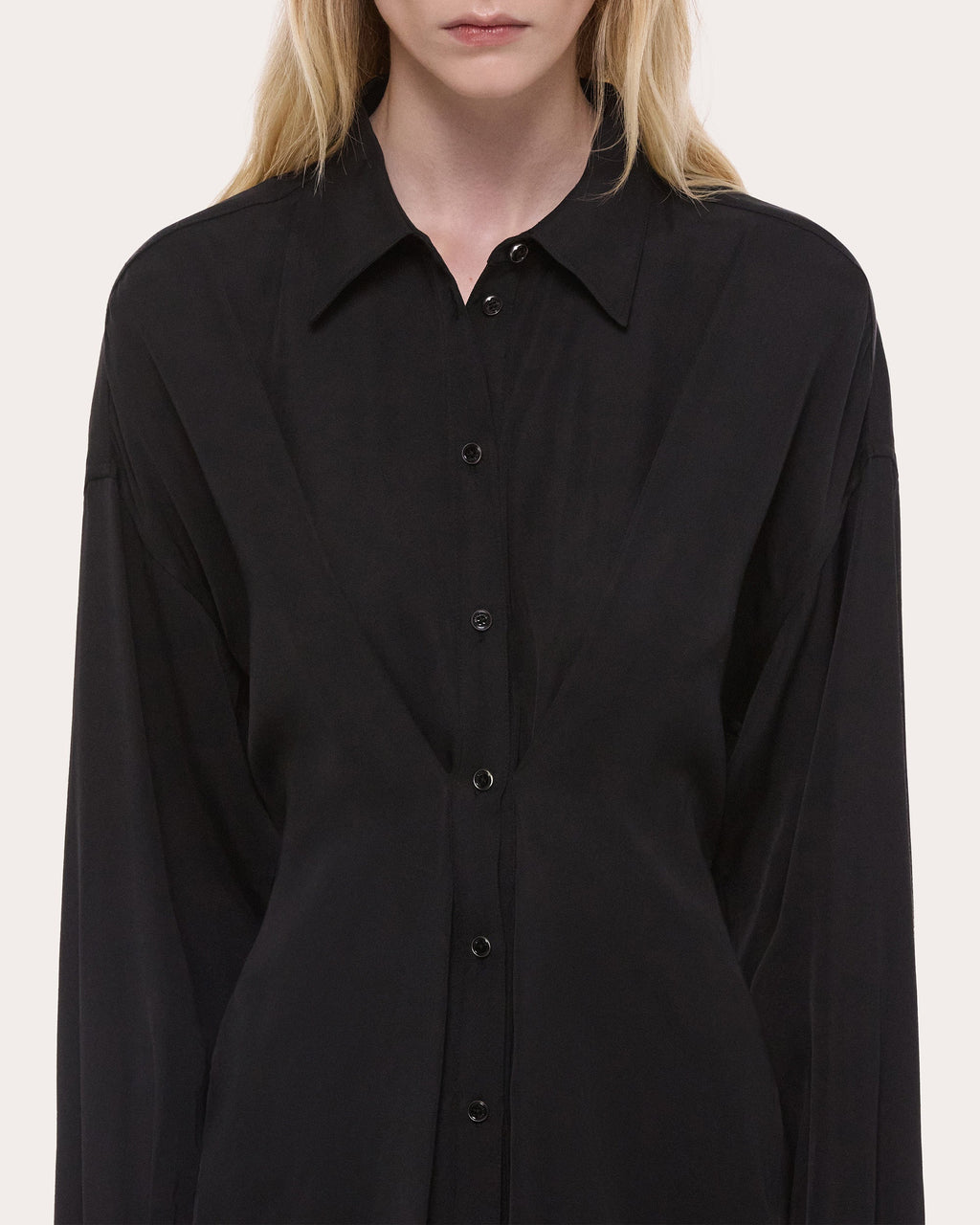 Lightweight Twill Cinched Shirt