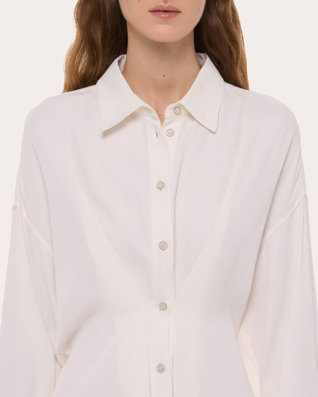 Lightweight Twill Cinched Shirt