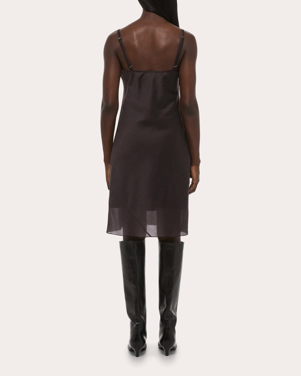 Airy Voile Mini Slip Dress
