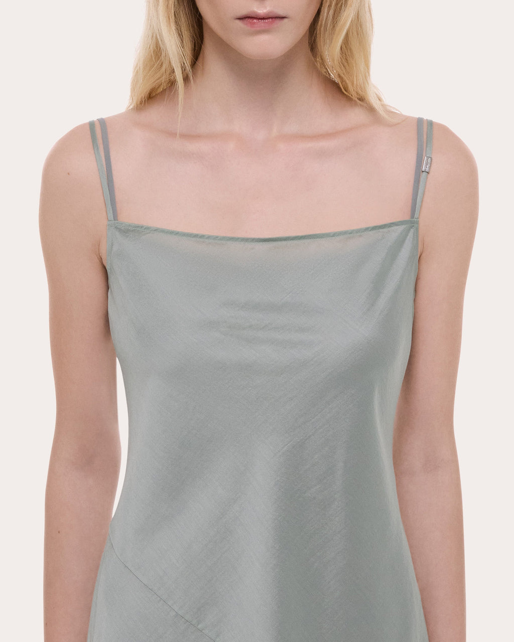 Airy Voile Mini Slip Dress