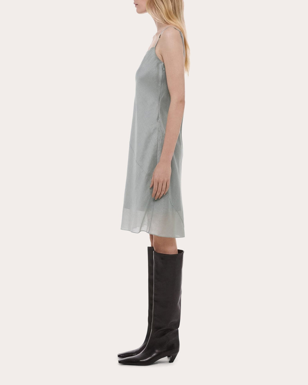 Airy Voile Mini Slip Dress