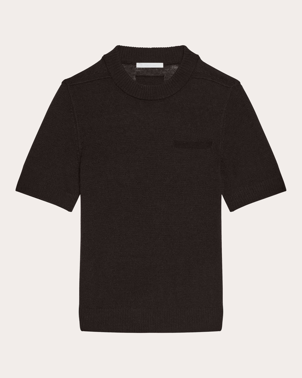 Sheer Wool Knit Baby Tee