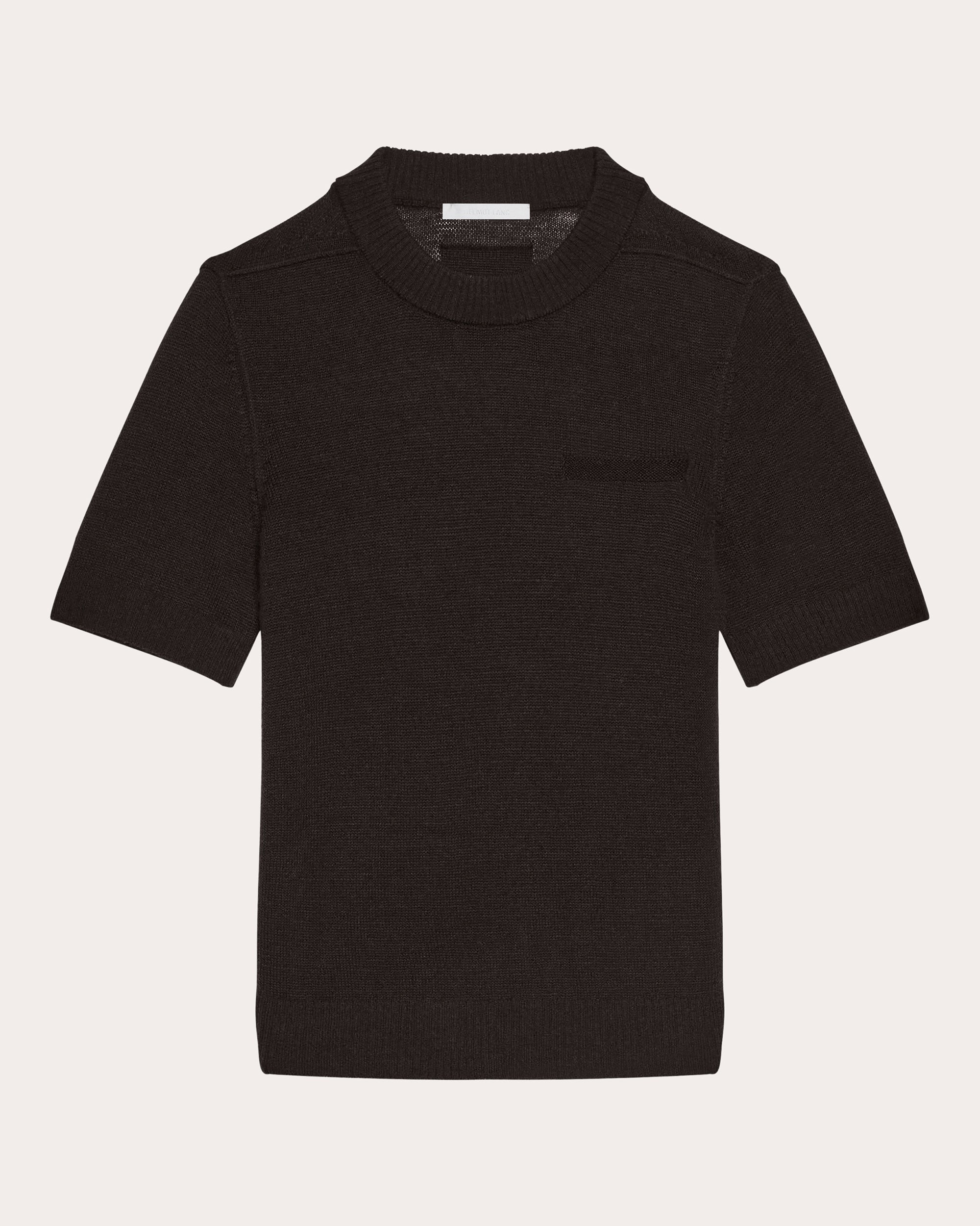 Sheer Wool Knit Baby Tee
