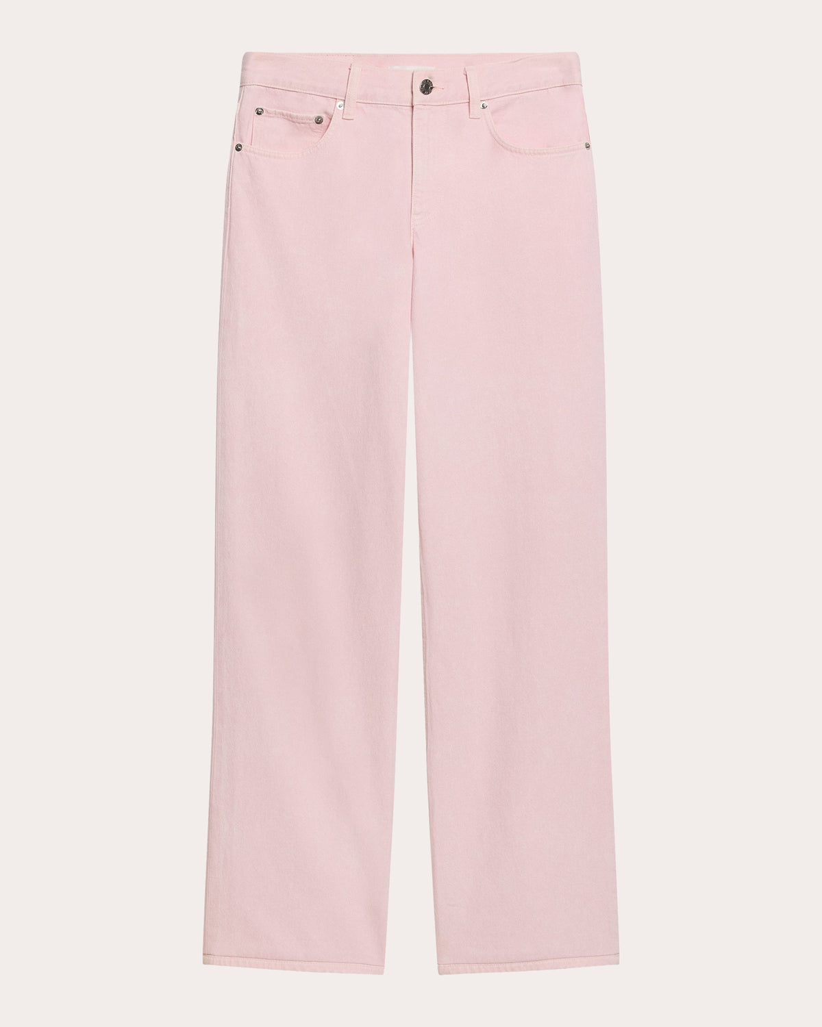 Seamed Straight-Leg Wardrobe Jeans