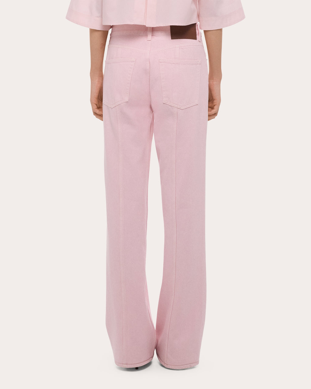 Seamed Straight-Leg Wardrobe Jeans