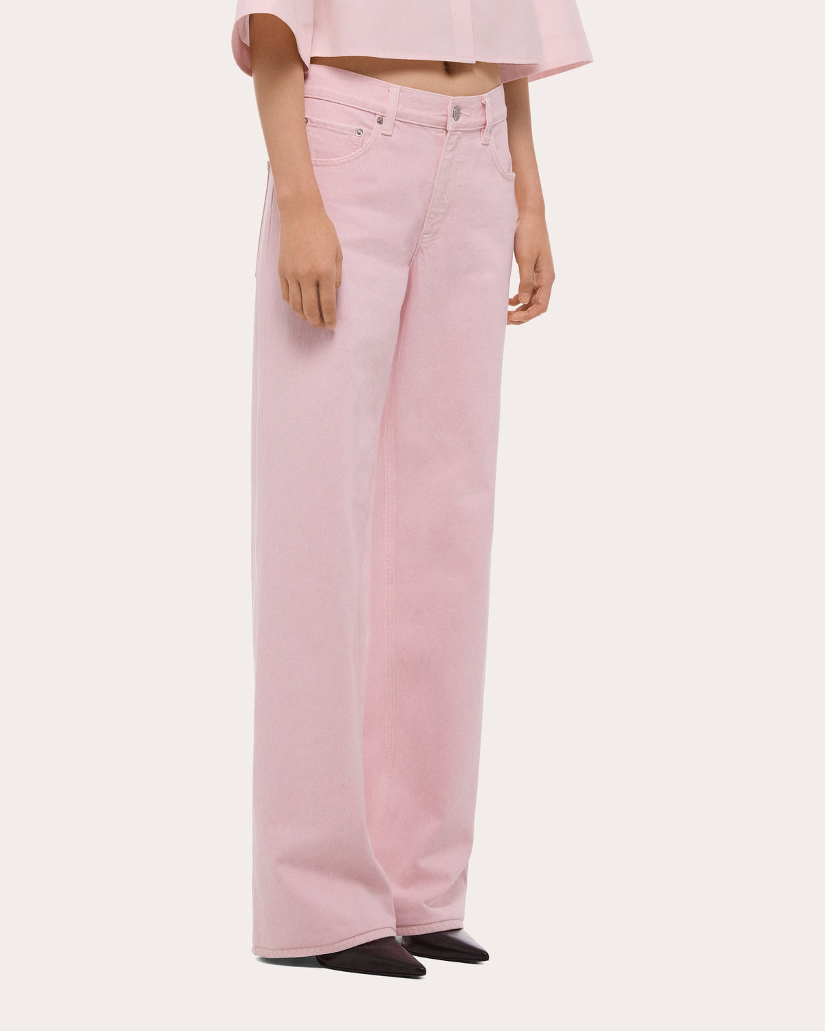 Seamed Straight-Leg Wardrobe Jeans