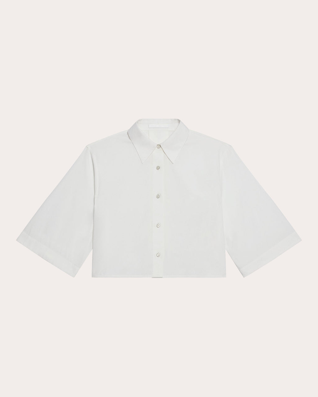 Poplin Cropped Trench Shirt